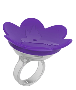 BE104 Purple Hummer Ring